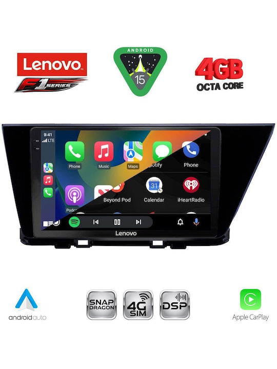 Lenovo Car Audio System for Kia Niro 2017-2021 (Bluetooth/USB/WiFi/GPS/Apple CarPlay/Android Auto) with 9" Touch Screen