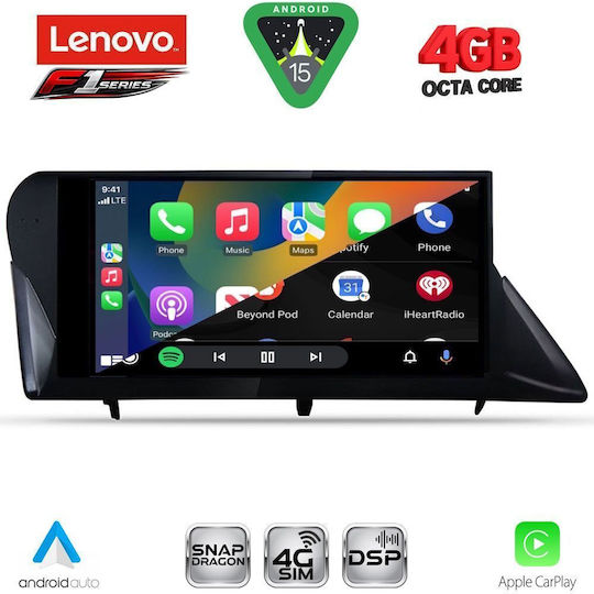 Lenovo Car Audio System for Lexus RX 2009-2014 Bluetooth USB WiFi GPS Apple CarPlay Android Auto with 9" Touch Screen