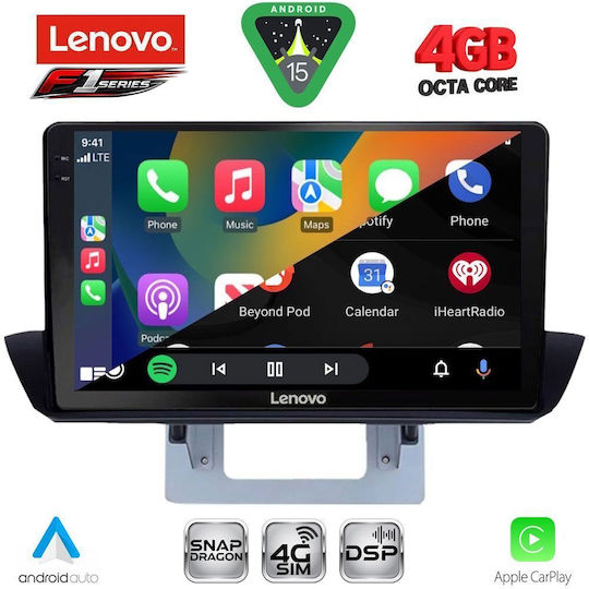 Lenovo Ηχοσύστημα Αυτοκινήτου για Mazda BT-50 2012-2019 (Bluetooth/USB/WiFi/GPS/Apple-Carplay/Android-Auto) με Οθόνη Αφής 9"