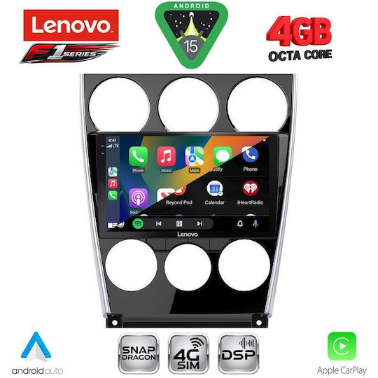Lenovo Car Audio System for Mazda 6 2005-2008 Bluetooth USB WiFi GPS Apple CarPlay Android Auto with 9" Touch Screen
