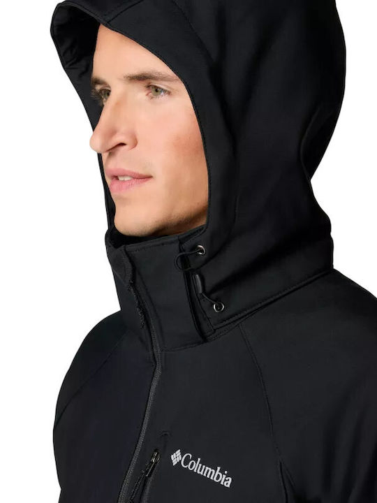 Cascade Ridge Iii Winter Jacket Softshell Waterproof and Windproof Black