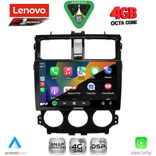 Lenovo Car Audio System for Mitsubishi Colt 2013-2023 (Bluetooth/USB/WiFi/GPS/Apple CarPlay/Android Auto) with 9" Touch Screen