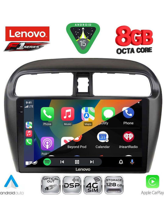 Lenovo Car Audio System for Mitsubishi Space Star 2013-2020 (Bluetooth/USB/WiFi/GPS/Apple CarPlay/Android Auto) with 9" Touch Screen