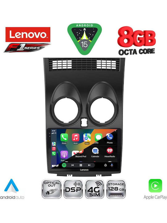 Lenovo Car Audio System for Nissan Qashqai 2007-2014 Bluetooth USB WiFi GPS Apple CarPlay Android Auto with 9" Touch Screen