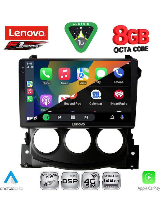 Lenovo Car Audio System for Nissan 370Z 2009-2012 (Bluetooth/USB/WiFi/GPS/Apple CarPlay/Android Auto) with 9" Touch Screen