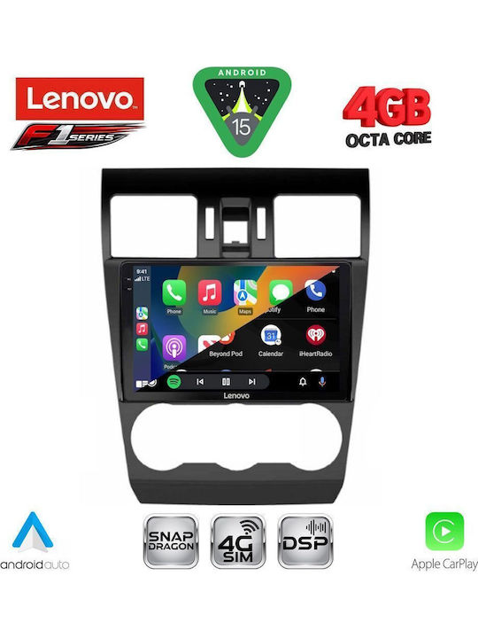 Lenovo Car Audio System for Subaru Forester / Impreza 2013-2019 (Bluetooth/USB/WiFi/GPS/Apple CarPlay/Android Auto) with 9" Touch Screen