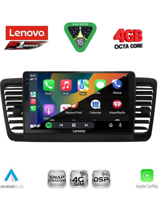 Lenovo Car Audio System for Subaru Legacy / Outback 2002-2008 Bluetooth USB WiFi GPS Apple CarPlay Android Auto with 9" Touch Screen