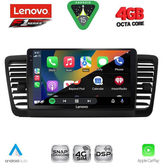 Lenovo Car Audio System for Subaru Legacy / Outback 2002-2008 Bluetooth USB WiFi GPS Apple CarPlay Android Auto with 9" Touch Screen