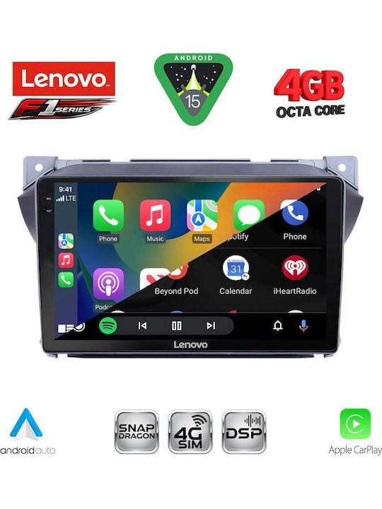 Lenovo Lenovo Auto-Audiosystem für Suzuki Alto Nissan Pixo 2009 mit Touchscreen 9 Zoll Bluetooth USB WiFi GPS Apple CarPlay Android Auto