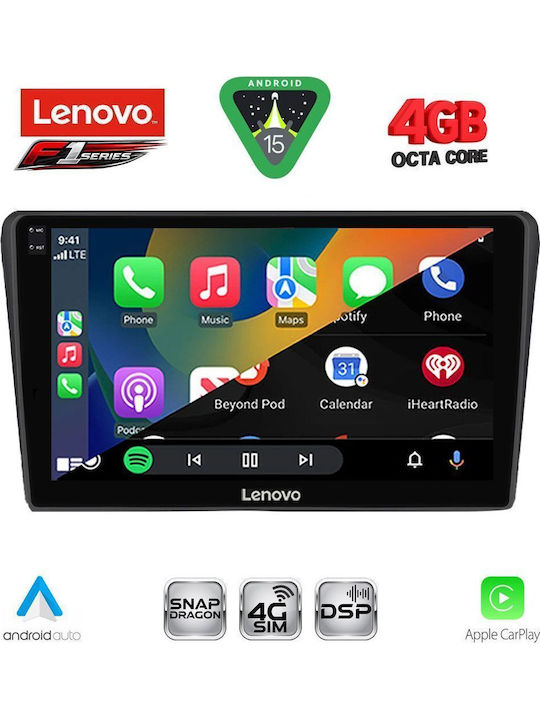 Lenovo Car Audio System for Toyota Avensis 2003-2009 (Bluetooth/USB/WiFi/GPS/Apple CarPlay/Android Auto) with 9" Touch Screen