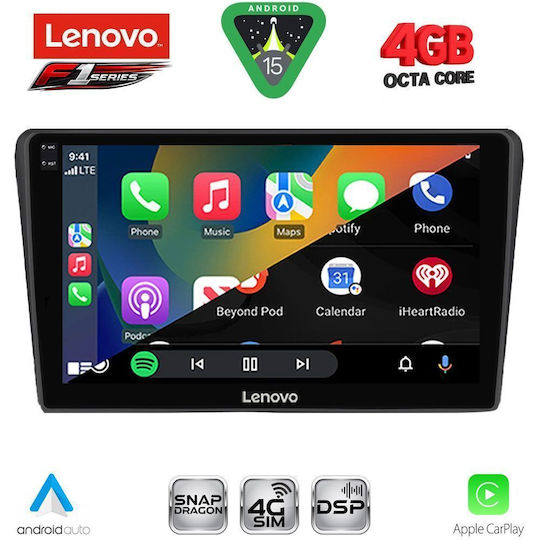 Lenovo Ηχοσύστημα Αυτοκινήτου για Toyota Avensis 2003-2009 (Bluetooth/USB/WiFi/GPS/Apple-Carplay/Android-Auto) με Οθόνη Αφής 9"