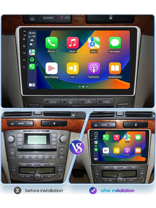 Lenovo Car Audio System for Toyota Avensis 2003-2009 Bluetooth USB WiFi GPS Apple CarPlay Android Auto with 9" Touch Screen