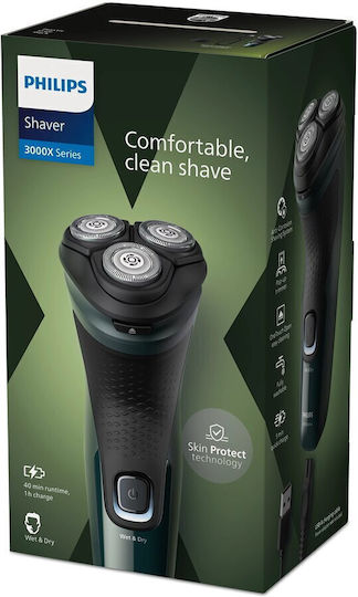 Philips Series 3000X X3002/00 Rotating Electric Shaver Face Rechargeable