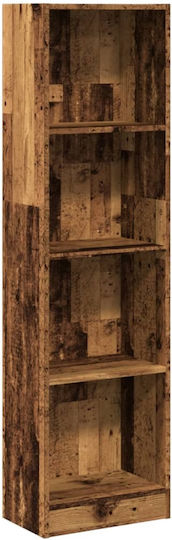 Βιβλιοθήκη Καφέ 40x24x176εκ.