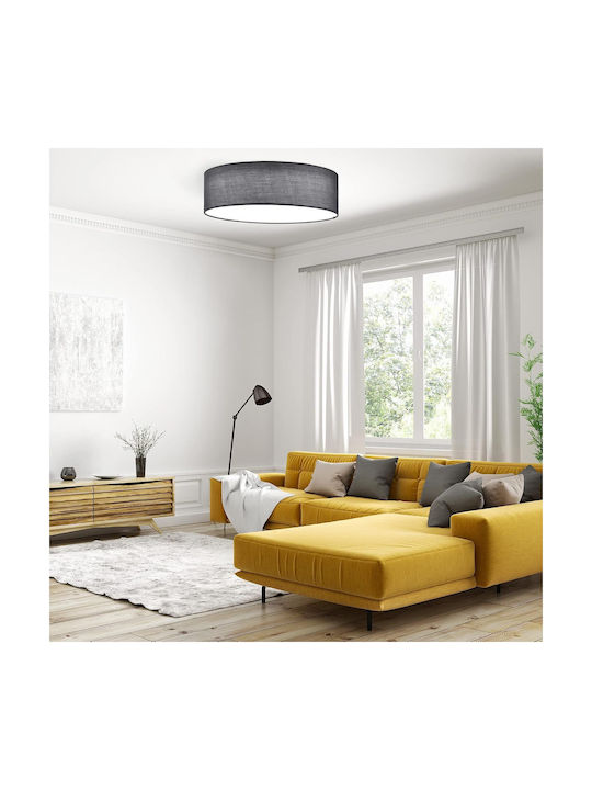 Navaris Deckenleuchte Montieren Grau Mit Integrierte LED Und Fernbedienung