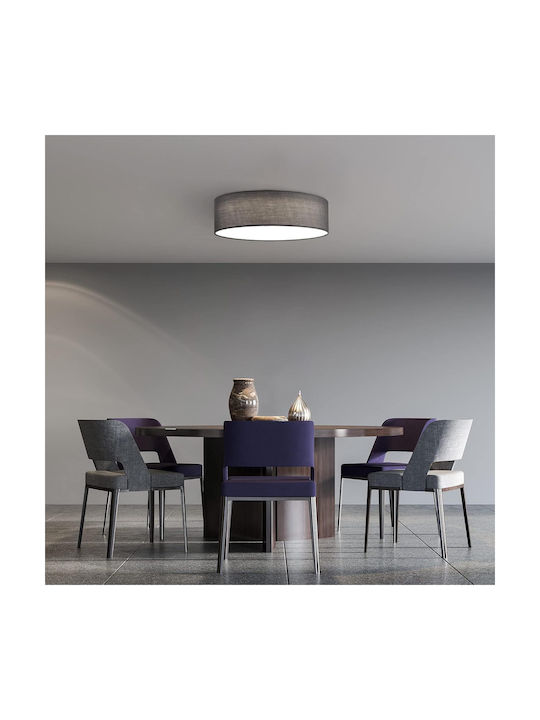 Navaris Deckenleuchte Montieren Grau Mit Integrierte LED Und Fernbedienung