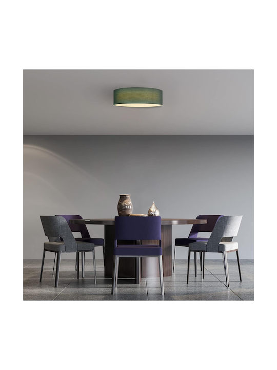 Navaris Deckenleuchte montieren 41,5cm Grün mit integrierter LED und Fernbedienung