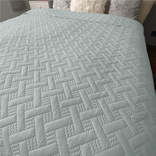 Homelevel Κουβερλί Μονό Mint Green 170x220cm Homelevel Κουβερλί Μονό Mint Green 170x220cm