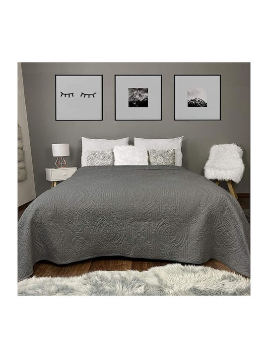Homelevel Κουβερλί Υπέρδιπλο Gray 240x260cm
