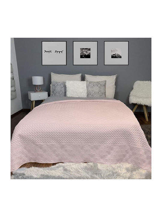 Homelevel Κουβερλί Υπέρδιπλο Pink 220x240cm
