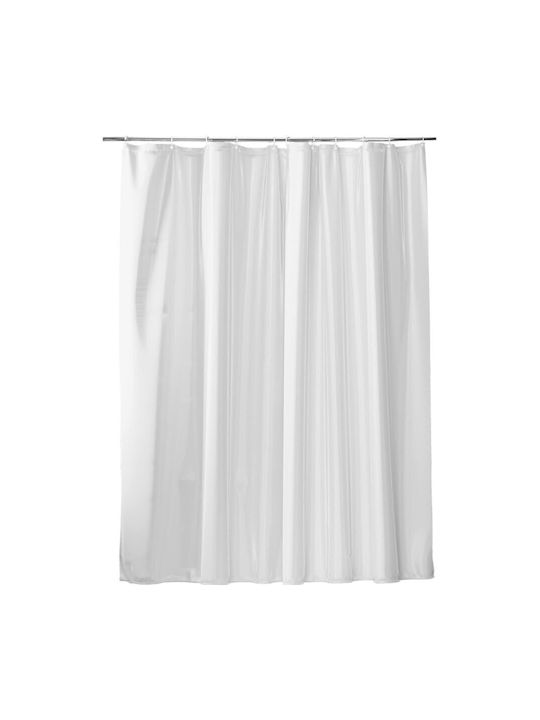 Valneo Shower Curtain Fabric 180x200cm White