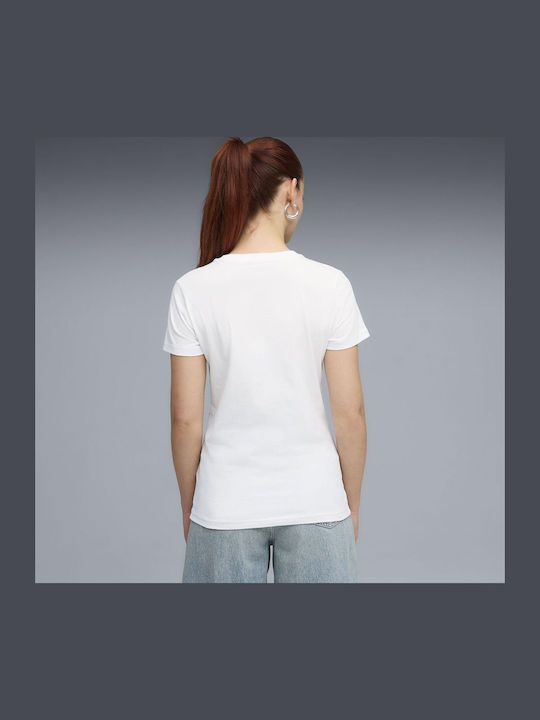 PUMA Logo T-Shirt Λευκό