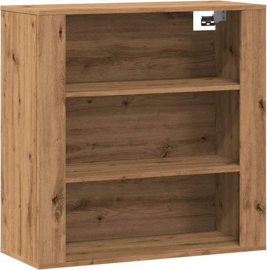 Artisian Oak Wall Shelf 80x33x80cm