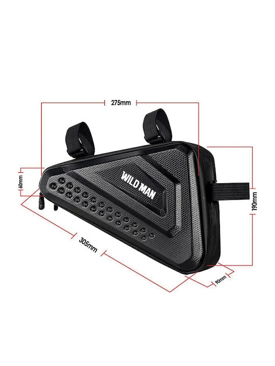 Wildman Gears Wildman Case Tσαντάκι De Ramă Pentru Bicicletă 1lt Negru ES19