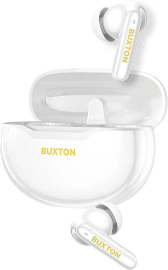 Buxton BTW 7200 TUYA In-ear Bluetooth Handsfree Earphones with Sweat Resistance and Charging Case White