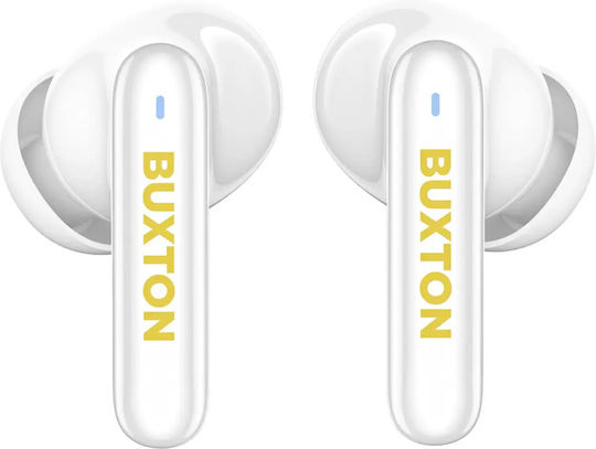 Buxton BTW 7200 TUYA In-ear Bluetooth Handsfree Earphones with Sweat Resistance and Charging Case White