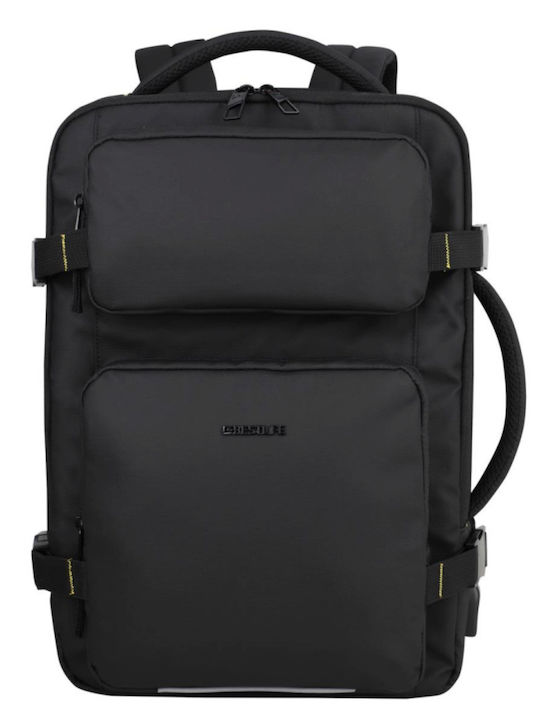 Bestlife Expandable Backpack Bestlife Travel 42x30x12cm Tablet 15.6 Inch Laptop Compartment Black