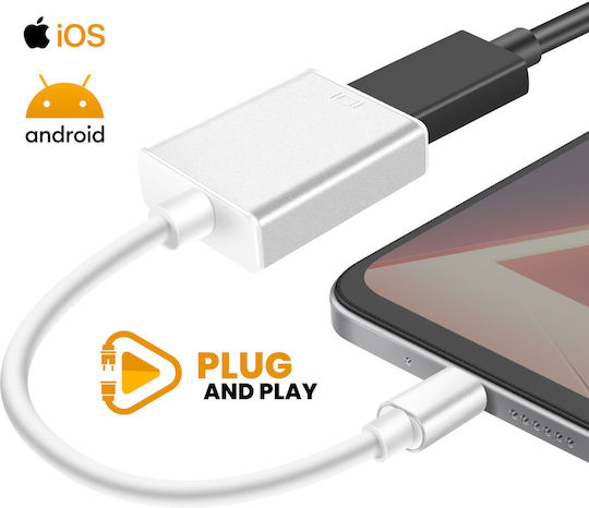 Avizar Hdmi Usb-c Konverter Kabel Smartphone Laptop Ultra Hd 4k Video Weiß