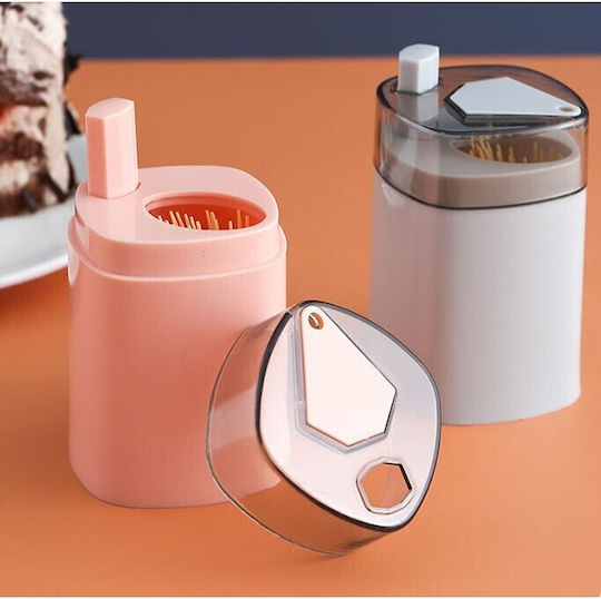 Alista Home Cutie Pentru Scobitori Din Plastic 9.5x6cm Roz