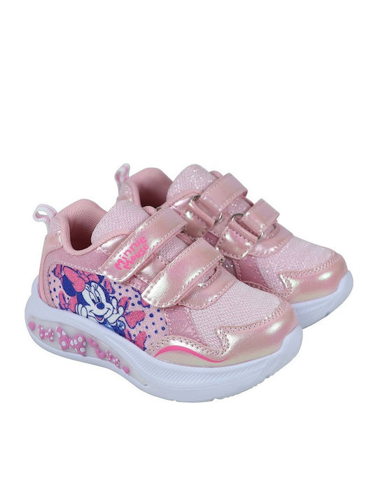 Disney Minnie Mouse Kids Sneakers with Lights Pink D3010773T