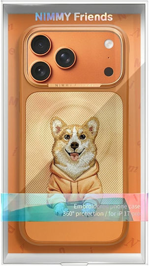 Nimmy Gentle Pets Series Dog Magsafe Case Iphone 17 Pro Max Orange