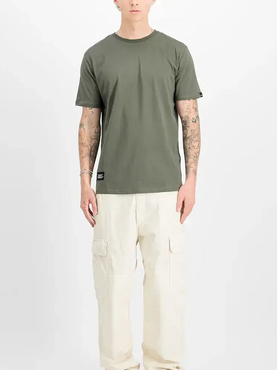 Label Backprint T-shirt Dark Olive 258505-142