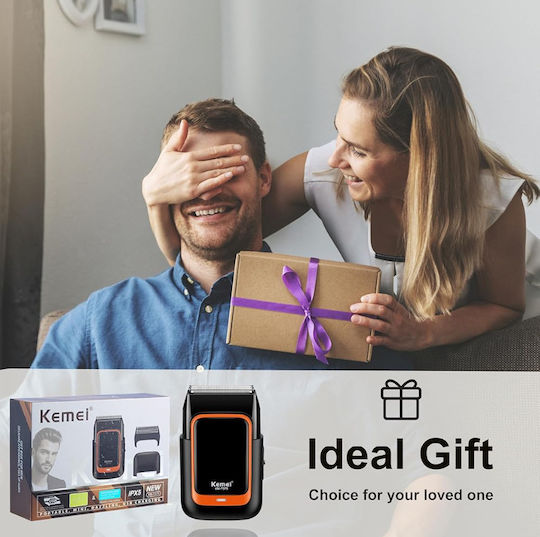 Kemei KM-T375 Foil Electric Shaver Face / Body Rechargeable / Corded