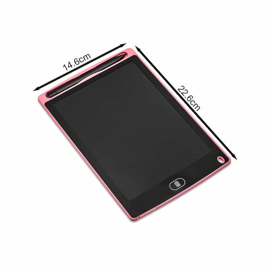Lcd Electronic Writing Tablet Screen 8.5 Inches Pink Oem