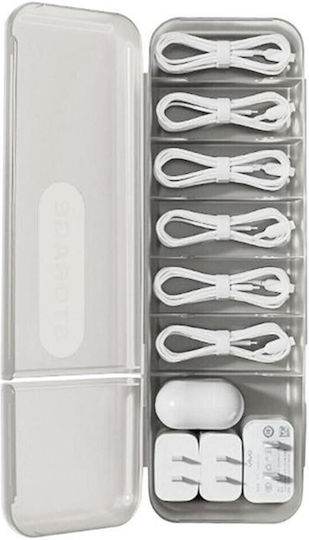 Cable Organizer Box Alista Home Plastic 28 X 9 X 6 Cm White