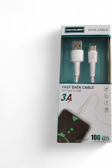 Kouvolsen USB 2.0 Kabel USB Typ-C männlich - USB-A 1m