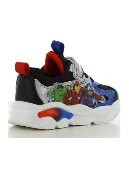 Παιδικά Sneakers με Σκρατς & Φωτάκια Πολύχρωμα