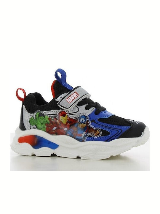 Παιδικά Sneakers με Σκρατς & Φωτάκια Πολύχρωμα