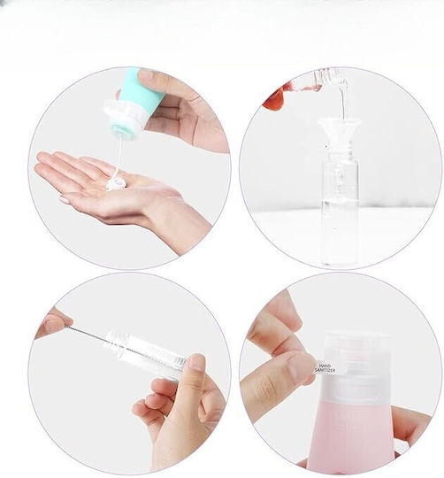 Recipient De Călătorie Elegant Portabil Din Silicon Sticlă De Călătorie Alista Home Potrivit Pentru Loțiune Șampon Alte Lichide Antiscurgere Reîncărcabil Capacitate 90ml Mov