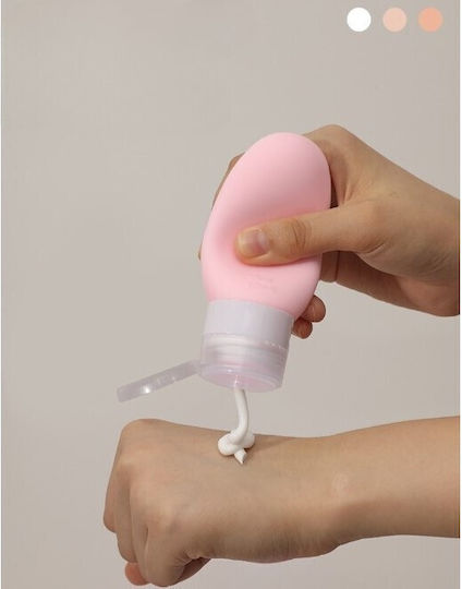 Recipient De Călătorie Elegant Portabil Din Silicon Sticlă De Călătorie Alista Home Potrivit Pentru Loțiune Șampon Alte Lichide Etanș Reîncărcabil Capacitate 90ml 14cm Roz