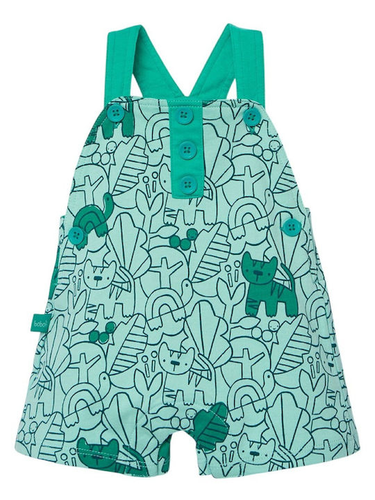 Boboli Set Onesie with Pants Green