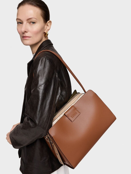 City M Kaos Icon Women's Shoulder Bag Brown