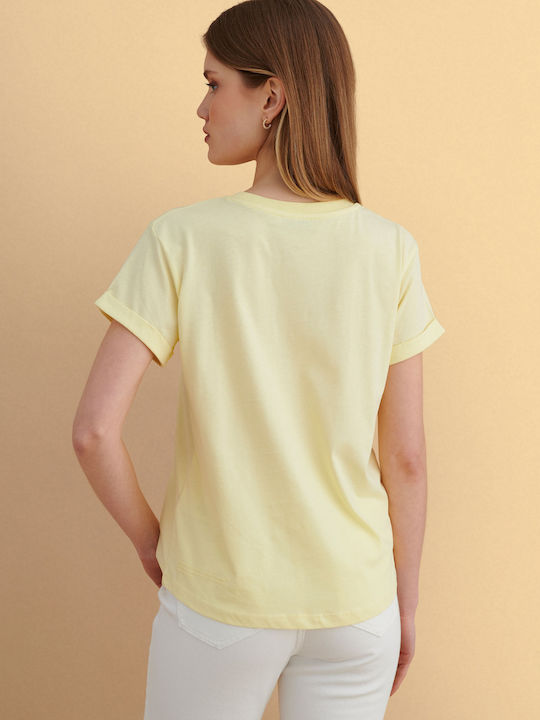 attrattivo T-Shirt Gelbes