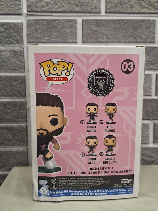 Funko Pop! MLS: Inter Miami - Jordi Alba (away) 03