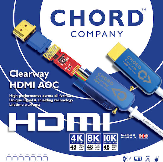 Chord HDMI-Kabel männlich - HDMI-Stecker männlich 5m Schwarzes