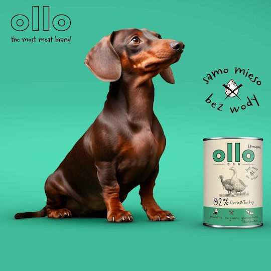 Ollo Wet Food Dogs with Turkey Grain-Free 850gr